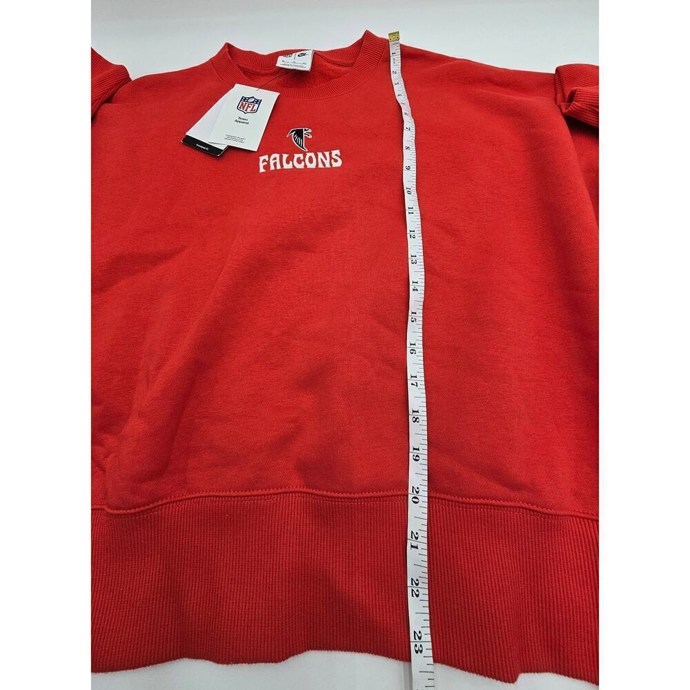 Nike Women's XL Red Atlanta Falcons Oversized Crop Sweatshirt NWT - Picture 7 of 8